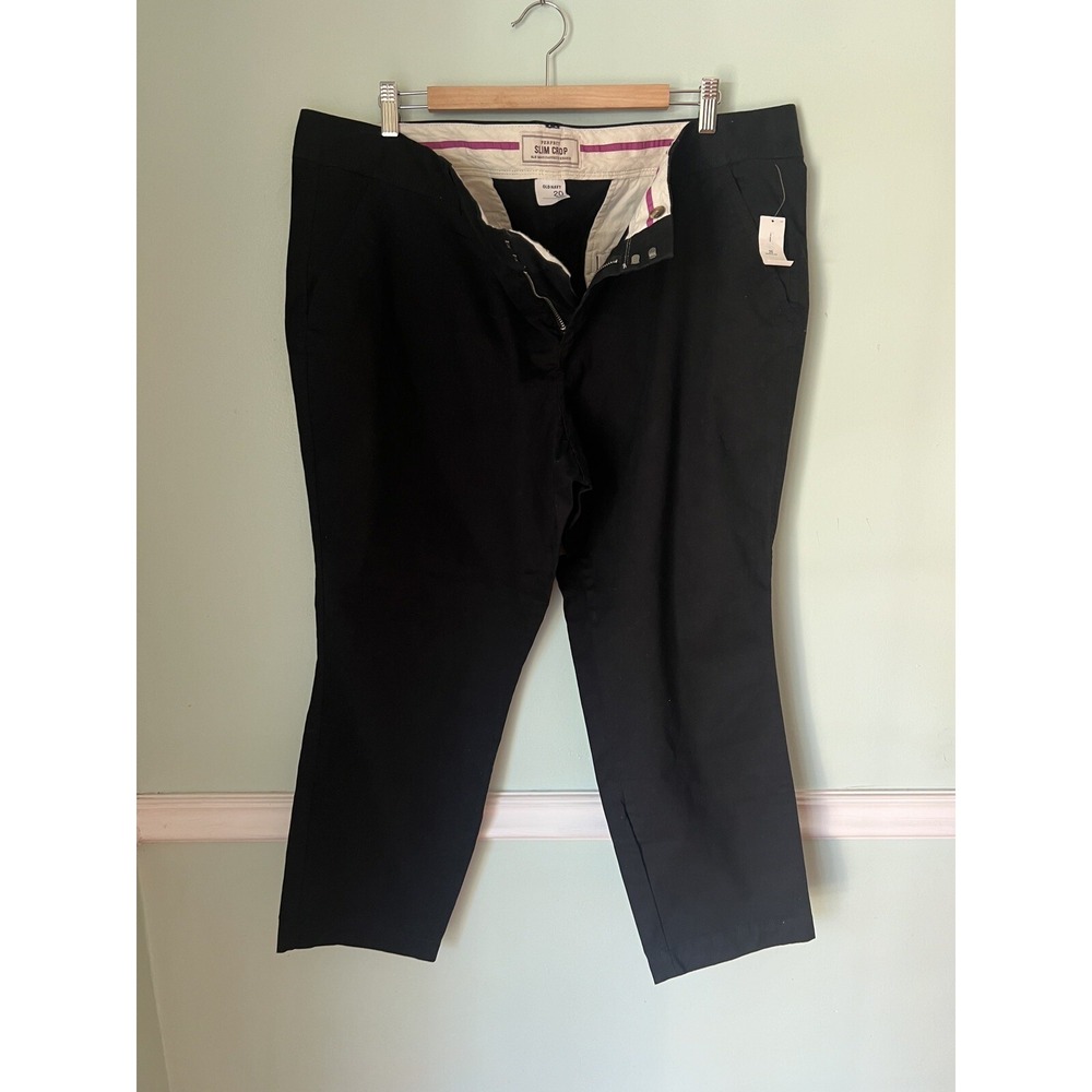 OLD NAVY 20 Black perfect Slim Crop Pant NWT